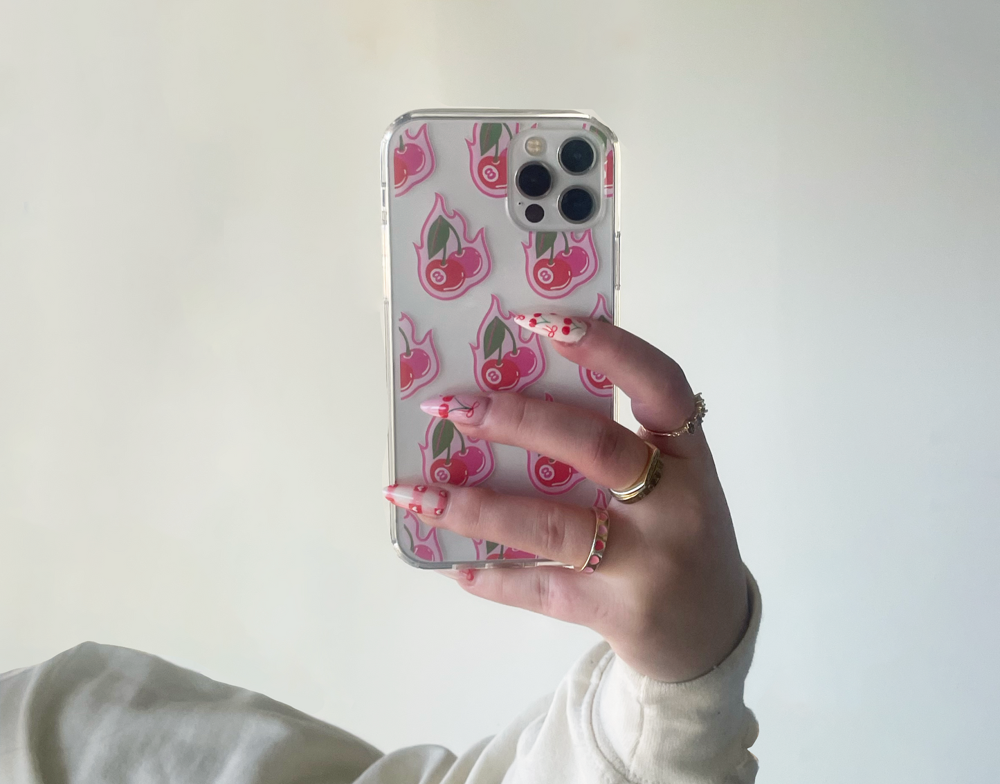 Cherry Bomb Clear Phone Case | available in all styles for iPhone
