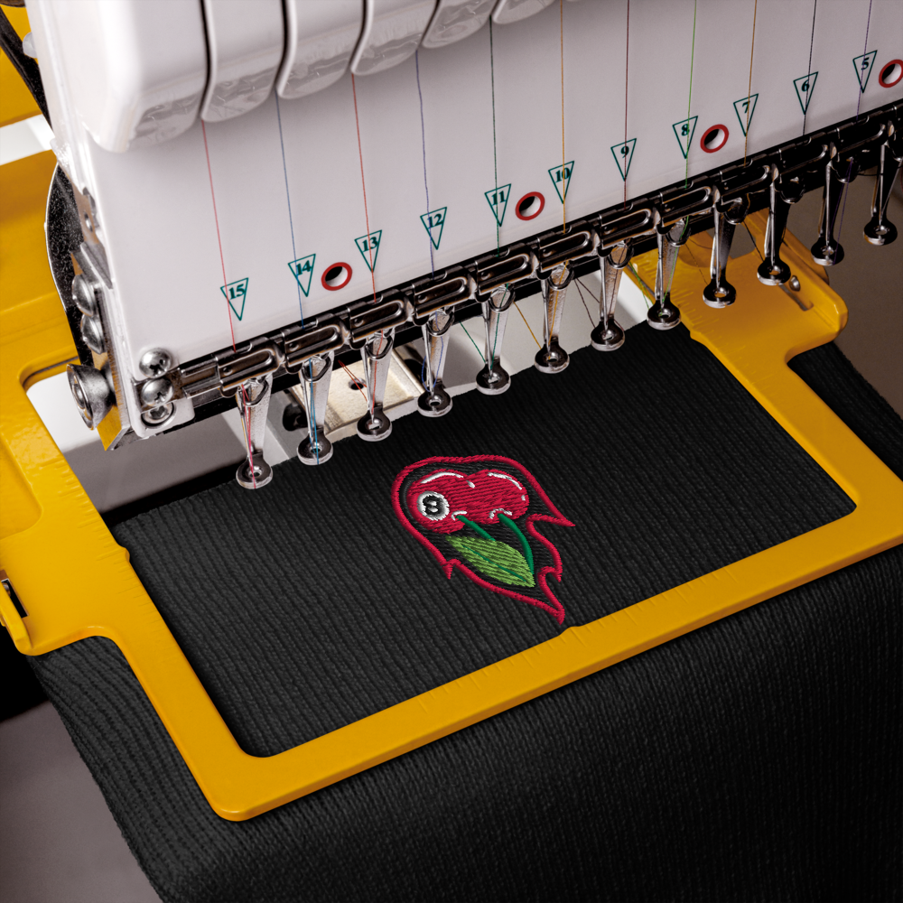 Cherry Bomb 8Ball Embroidered Cuffed Beanie