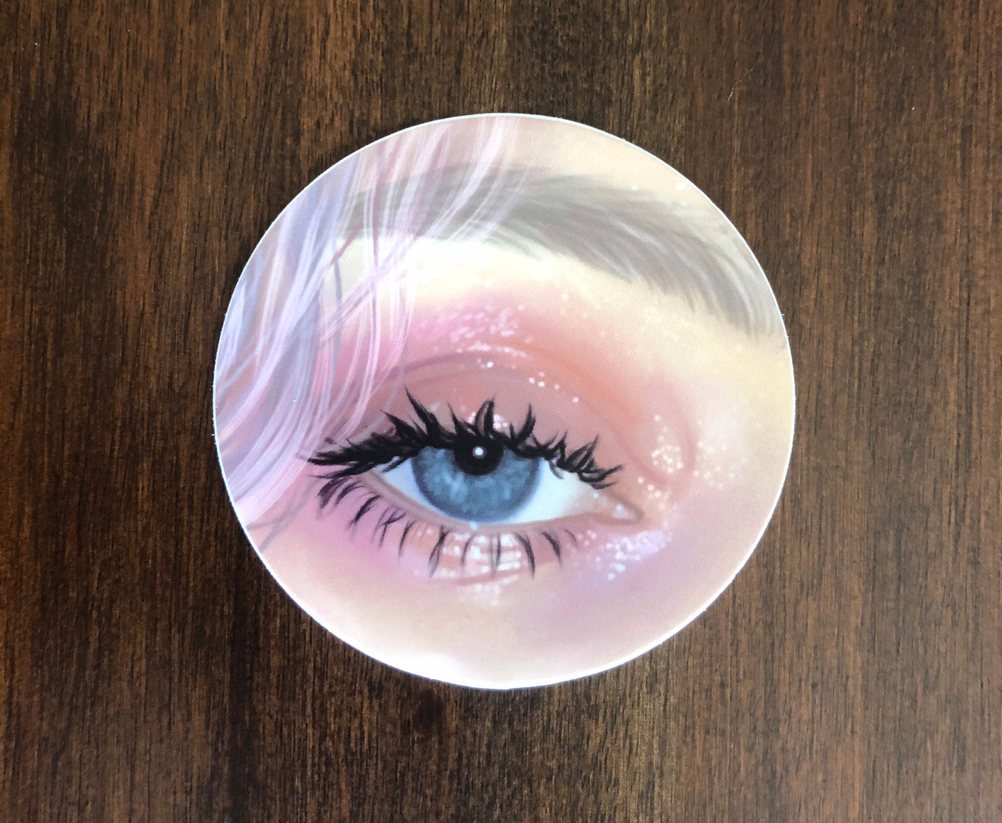 Pastel Eye Matte Vinyl Sticker