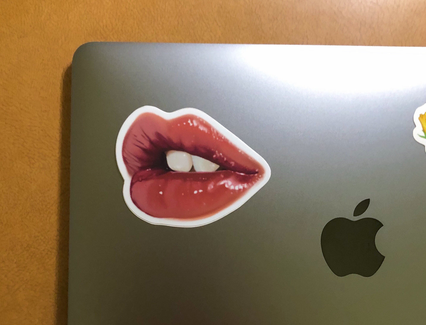 Cherry Lipstick | 3" Illustrated Matte Vinyl Sticker