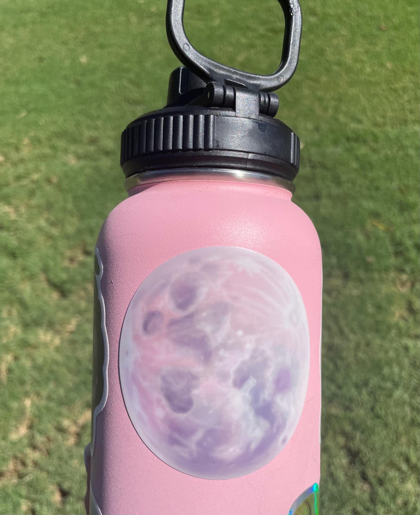 Pastel Full Moon Matte Vinyl Sticker