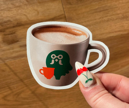 Brewster's Coffee Mug from The Roost | Animal Crossing-Inspired 3" Matte Vinyl Sticker