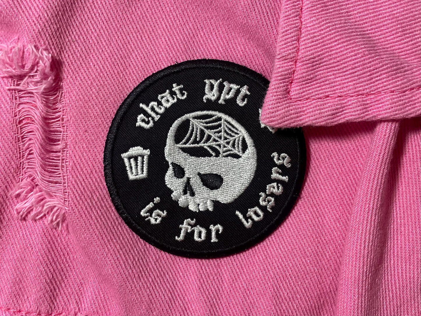 Chat GPT is for Losers | Embroidered Circle Patch