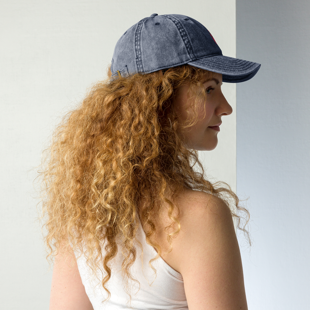 Cherry Bomb 8Ball Vintage Cotton Twill Cap