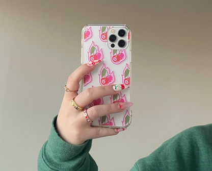 Cherry Bomb Clear Phone Case | available in all styles for iPhone