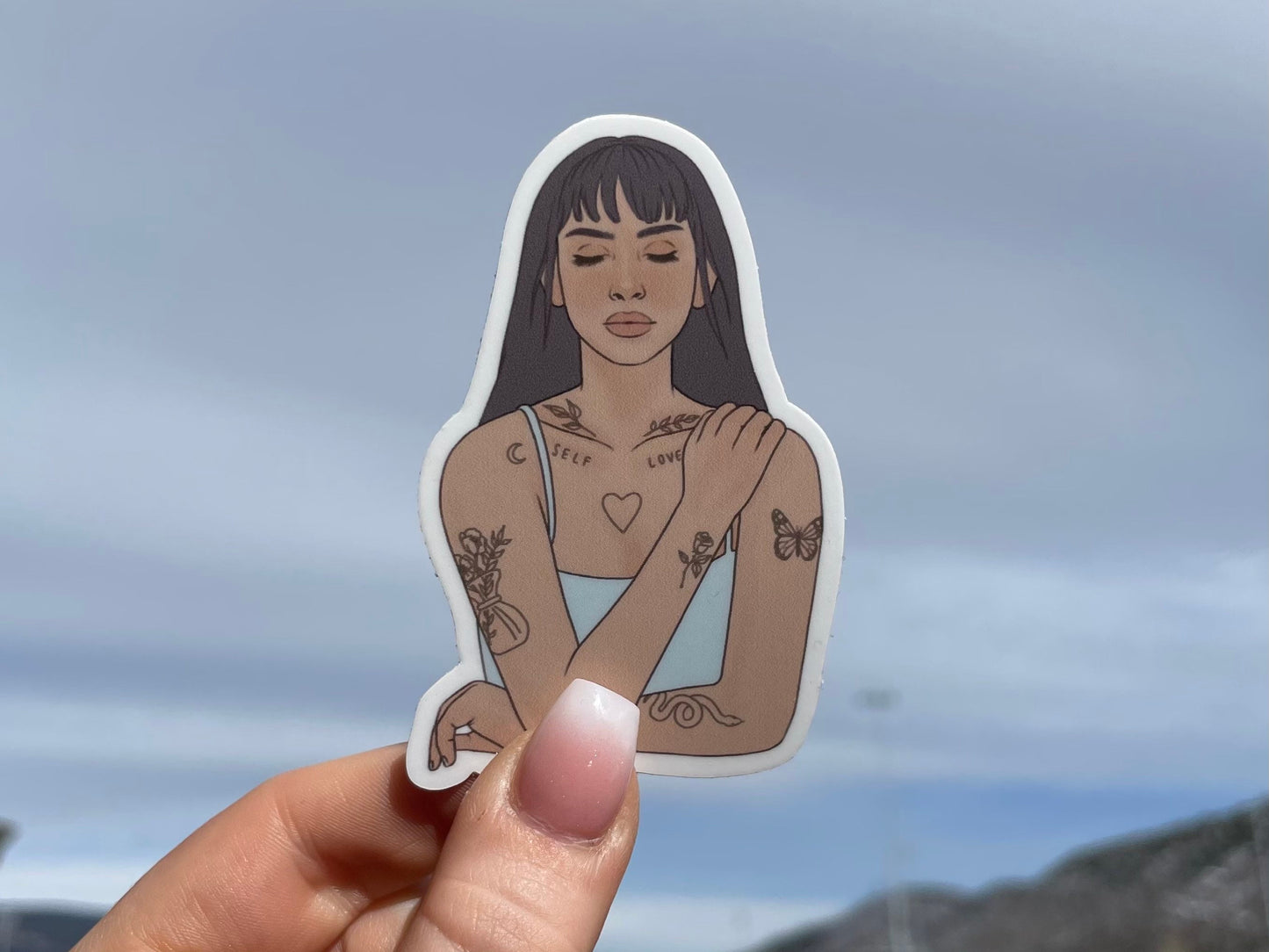 Self Love | 3" Illustrated Matte Vinyl Sticker