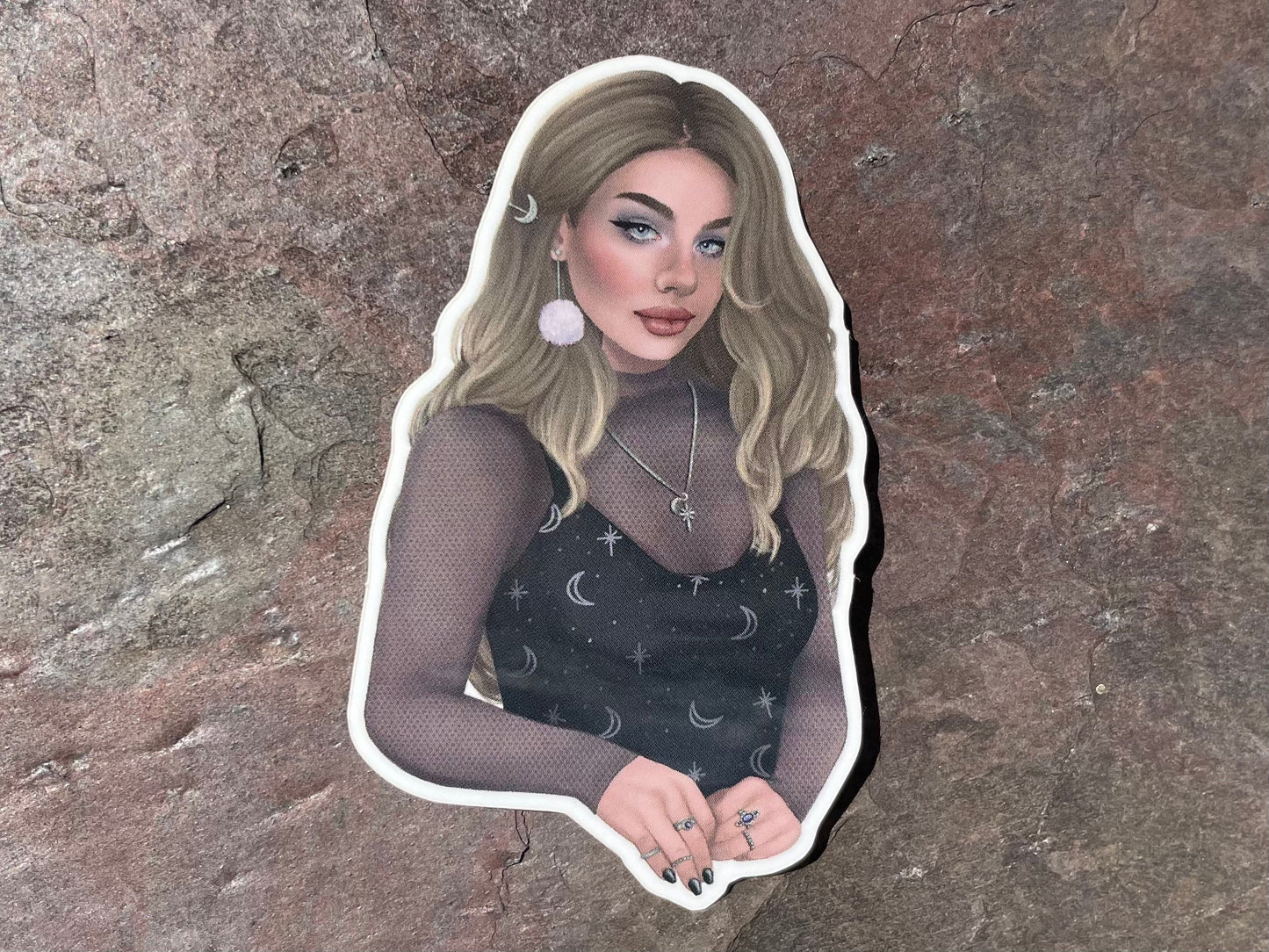 Witchy Girl | 3" Illustrated Matte Vinyl Sticker