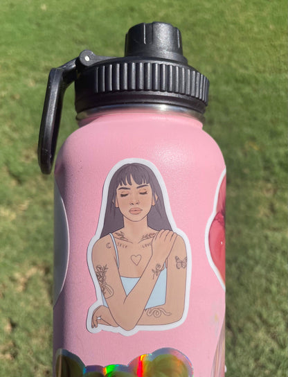 Self Love | 3" Illustrated Matte Vinyl Sticker