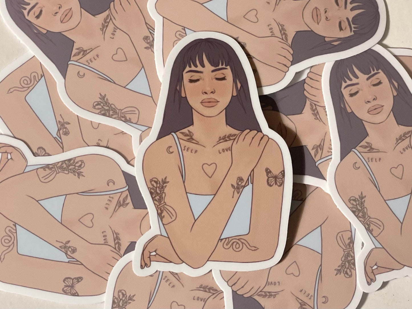 Self Love | 3" Illustrated Matte Vinyl Sticker