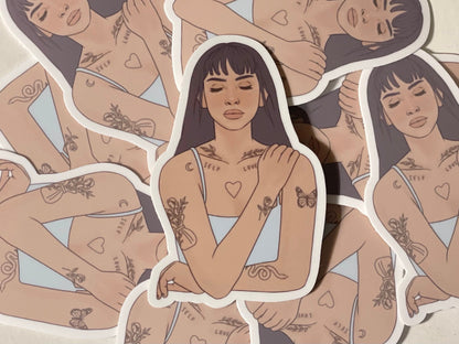 Self Love | 3" Illustrated Matte Vinyl Sticker
