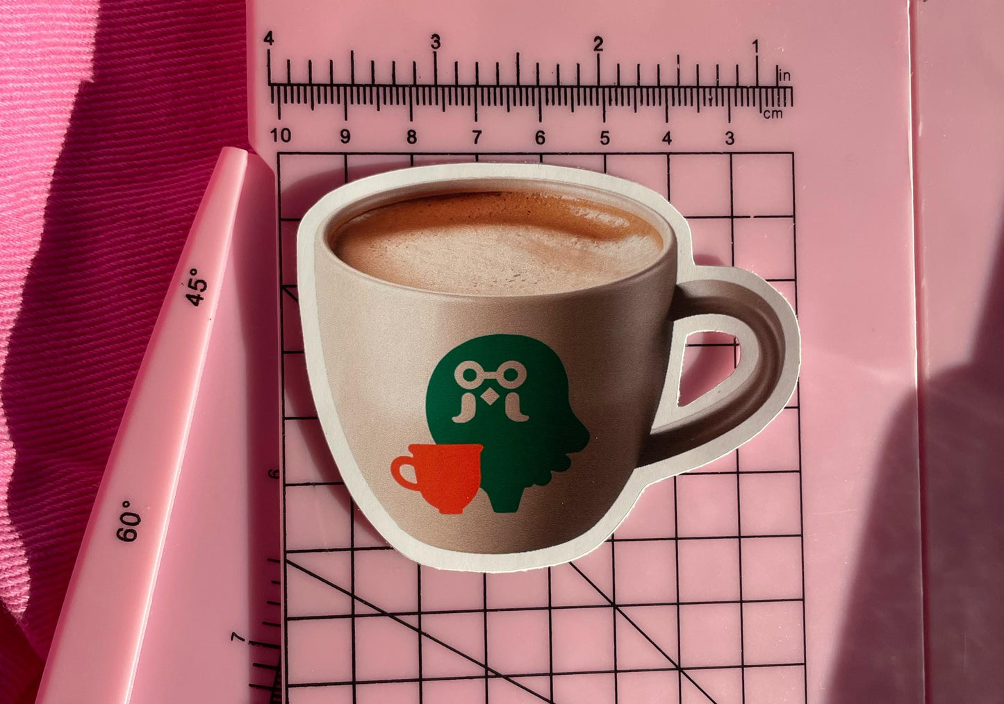 Brewster's Coffee Mug from The Roost | Animal Crossing-Inspired Matte Vinyl Sticker