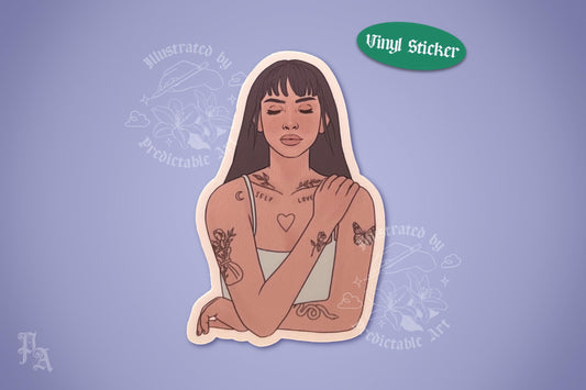 Self Love | 3" Illustrated Matte Vinyl Sticker
