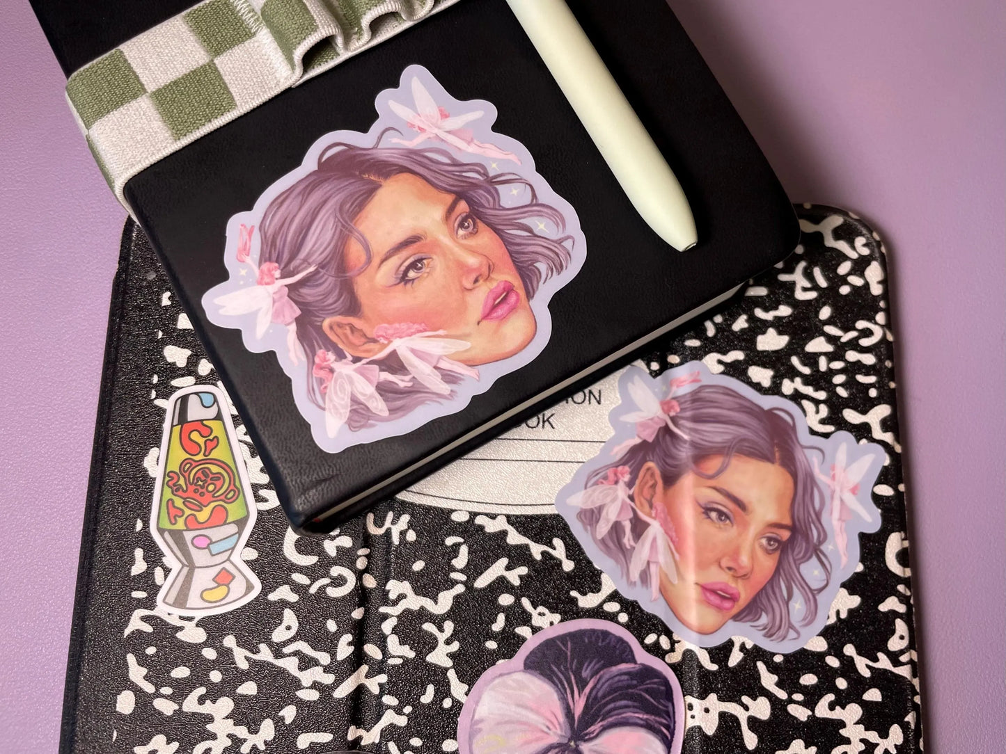Away With The Fairies | 3" Illustrated Matte Vinyl Sticker