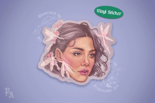 Away With The Fairies | 3" Illustrated Matte Vinyl Sticker